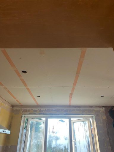 Kitchen refurbishment ceiling prep